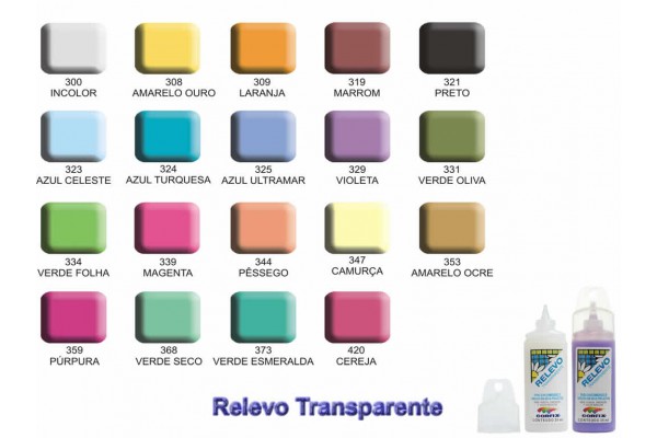 RELEVO TRANSPARENTE 35 ML VERDE FOLHA